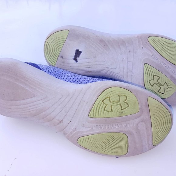 Under Armour Girls Street Precision Size 6.5Y  Purple Running Shoes - Picture 6 of 7